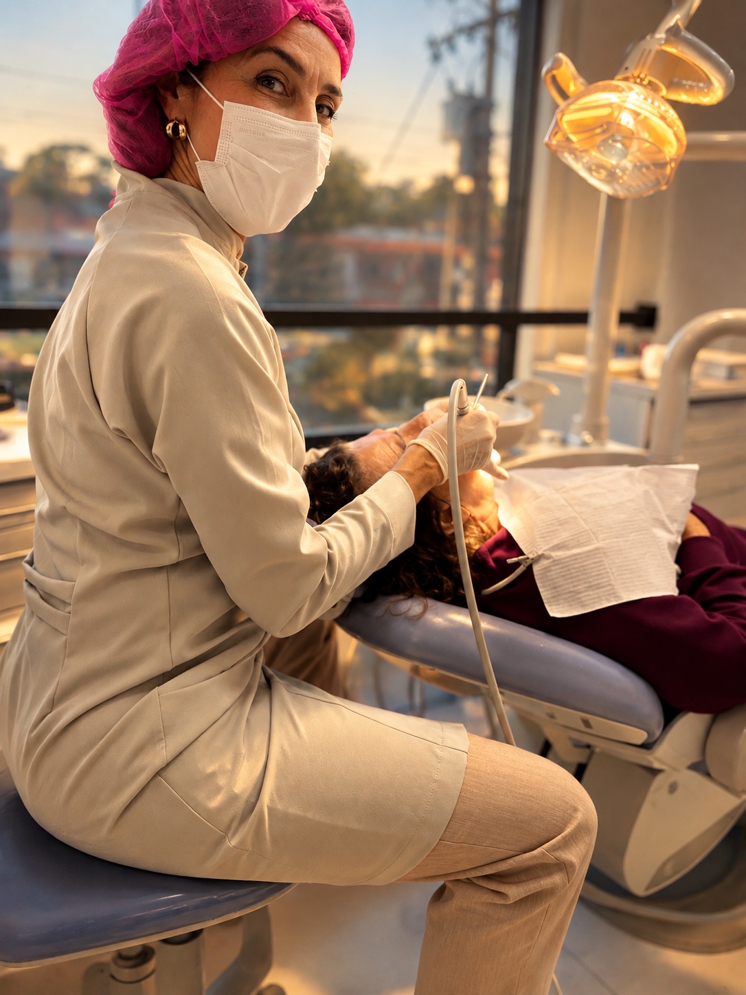 Atendimento odontológico em clínica