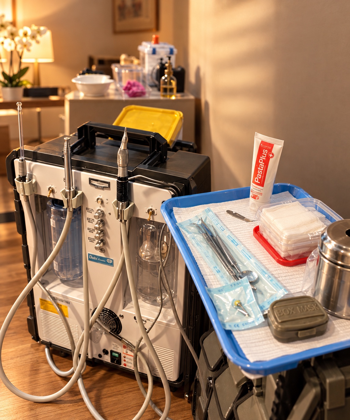 Equipamentos para atendimento odontológico domiciliar